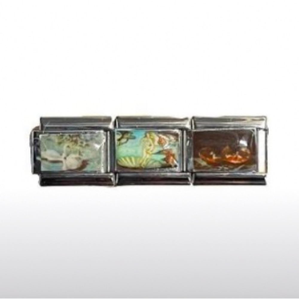 Aphrodite 3 italian charm set (swan,pomegranate,Aphrodite)